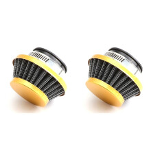 2pcs 42MM Air Filter for 47Cc 49Cc Super Pocket Bike Upgrade Kit  Dirt Bike Atv Quad Aluminium Air Filter Gold