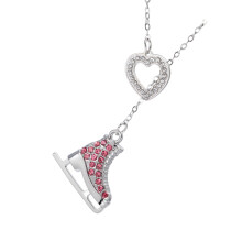 Glitzernde, mit Kristallen verzierte-roter Diamant1
