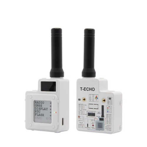 SoftRF T-Echo NRF52840 LoRa SX1262 Wireless Module L76K GPS 1.54 E-Paper BME280 Sensor for , 915MHz 2
