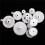 Different Styles White Plastic Gear Set 232 Pcs for RC Toys 5