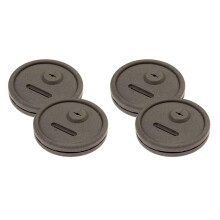 Parts Set for Weber Smokey Mountain Grill, Heat‑Resistant Probe Grommet and Thermometer 4 Pack for Stable Temperature Control