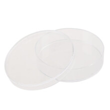 200Pcs Sterile Petri Dishes W/Lids for Lab Plate Bacterial Yeast 55mm X 15mm