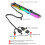 2X COOLMOON GT8  Card Bracket ARGB Computer Shenguang Synchronous Horizontal Chassis Fixed GPU Support 3