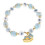 Elegant Agate Crystal Beaded Bracelet Glow in Dark Beads Bangle 1