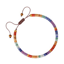 Colorful Yoga Stone Beads Braclet Meditation Relax Anxiety
