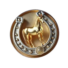 Lightweight 10g Brooch Stainless Steel Horseshoe for Parties and