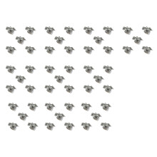 Pack of 50 Pieces Alloy Animal Horse Pendants for DIY- Black