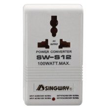 4X SINGWAY 100W 110V/120V to 220V/240V Step-&Down Voltage Converter Transformer Travel White