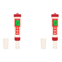 2X Chlorine Testing Pen 5 in 1 Water Quality Tester CL2 TEMP PH H2 ORP Measuring for Aquarium Swimming Pool