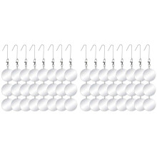 2X Répulsif Anti-Oiseaux Réfléchissant Miroir Amélioré Ensemble de Disques Anti-Oiseaux Améliorés Réflecteurs D'Oiseaux Double Face Hautement