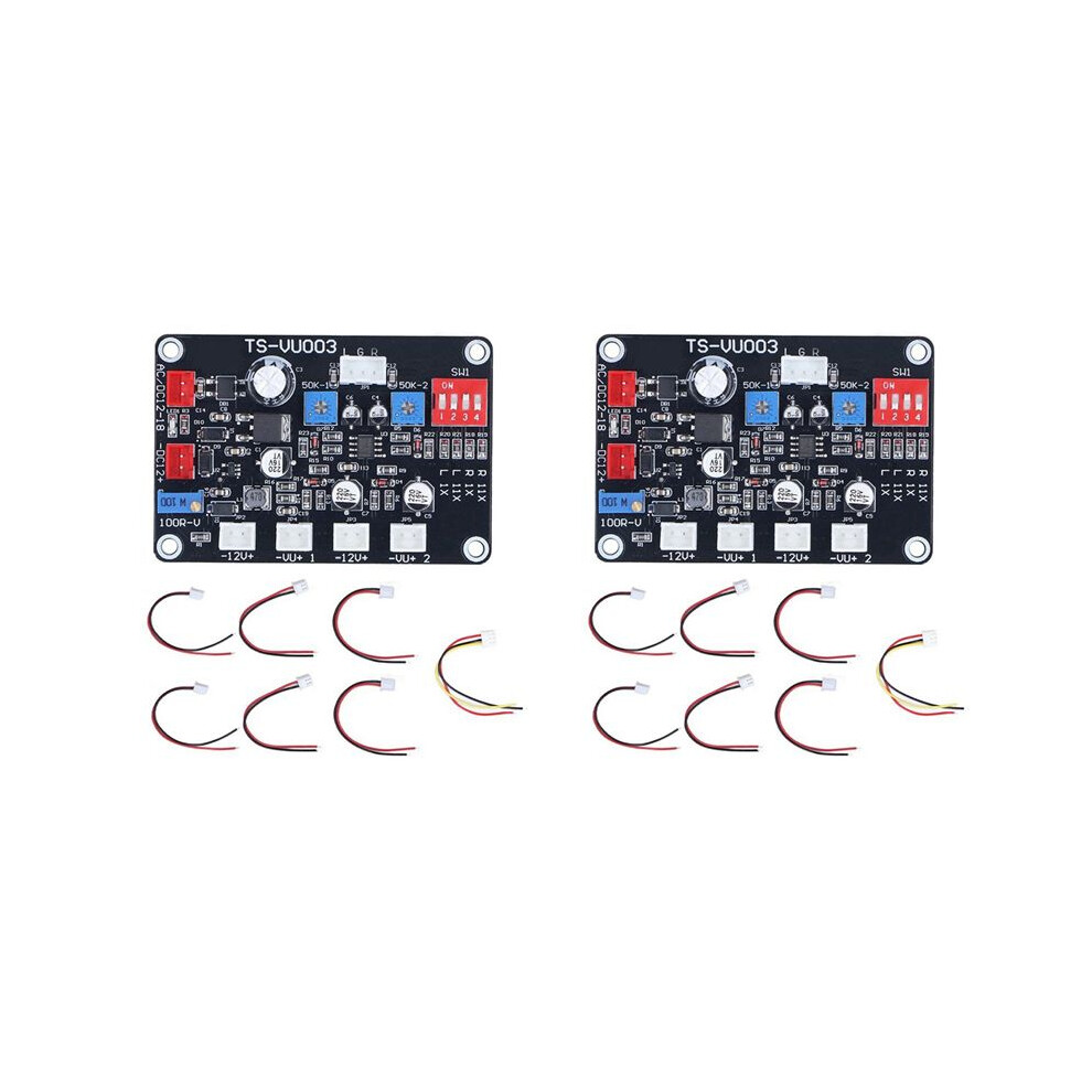 2X Ts-Vu003 Vu Meter Driver Board Adjust Vu Meter Driver Panel Backlight High-Frequency Low-Pass Panel Accessories 6032698536756