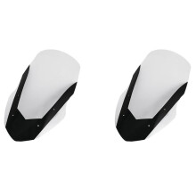 2X Motorrad Wind Schutz Scheibe Deflektor Schild Bildschirm Zubehör für  NMAX155 NMAX125 2016-2018