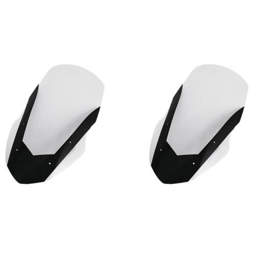 2X Motorcycle Windshield Deflector Shield Screen Accessories for  NMAX155 NMAX125 2016-2018