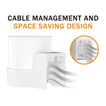 6X Wall Mount for Deco X20 X60 X50 X55 WiFi 6 Wall Mount Bracket with Cable Organizer Home Mesh WiFi System 1pcs