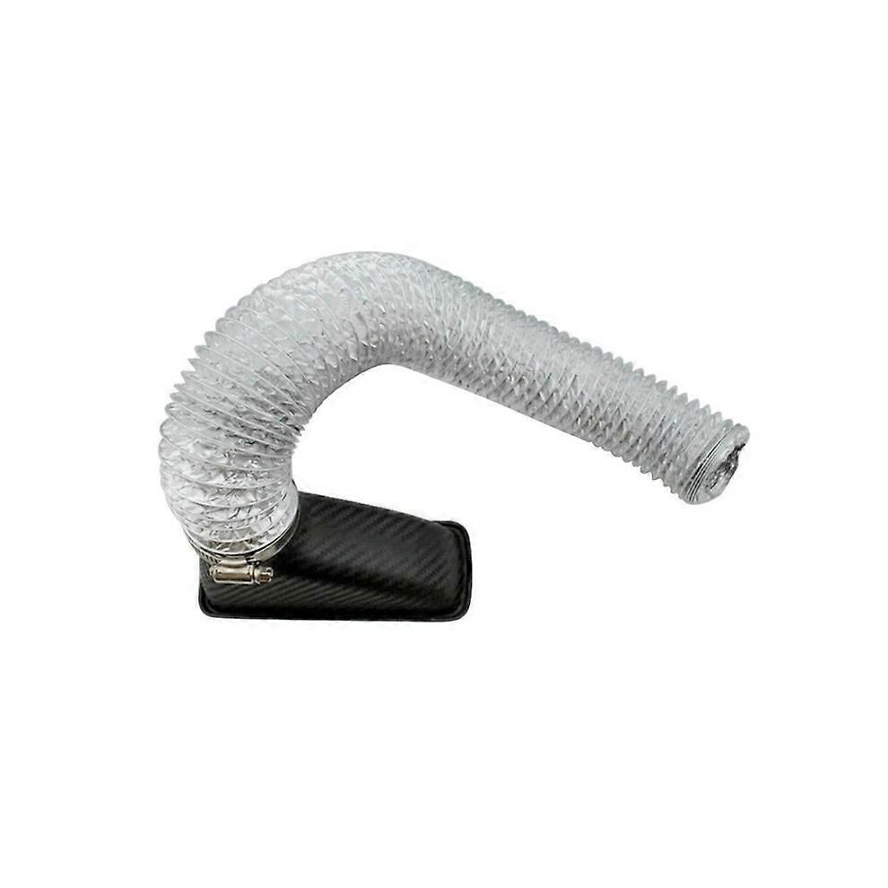 Automotive Universal Front Bumper Carbon Fiber Textured Intake Vents Modified Naturally Aspirated Turbolarge Air Vents 9345346688262