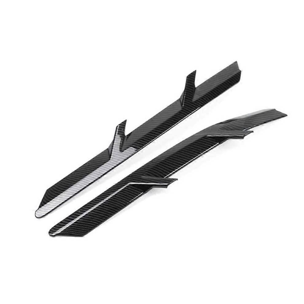 Side Fender Air Vent Cover Trim Shark Gills Side Vent Sticker For Chevrolet Corvette C7 2014-2019 Carbon Fiber 9345346687258