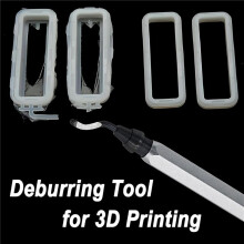 3X Herramienta de Desbarbado Giratoria y 10 Cuchillas HSS de Alta Resistencia, Herramienta de Desbarbado de Impresión 3D para Metal, Resina, Tubos de