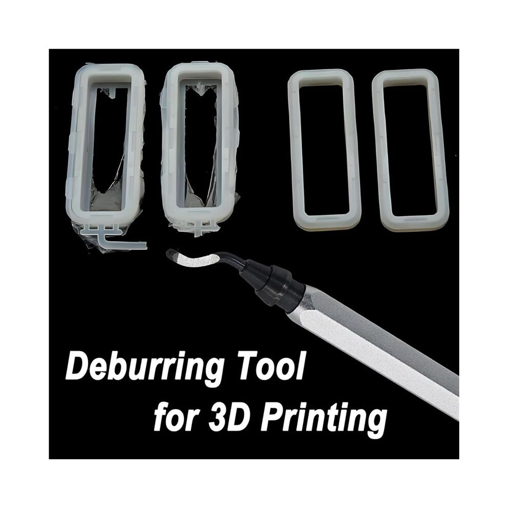 3X Swivel Deburring Tool & 10 Extra Heavy Duty Hss Blades, Deburring Tool 3D Printing For Metal, Resin, Pvc Pipes C 4711597950086