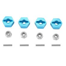 4 StüCke Metall 12MM Wheel Hex Adapter für TT01 TT-01 TT02 XV01 TB-04 WT-01N 1/10 RC Auto Upgrade Teile