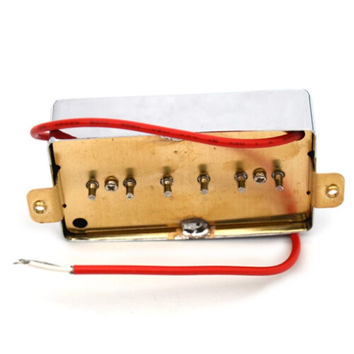2X Micros de Guitare Électrique Style P90, Simple Bobinage, 6 Micros à Vis Réglables, Taille 50 mm. 2