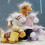 High Quality Soft Plush Keychain With Comfortable Touch-White 7