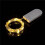 2X LED Button Light String Button Battery Box Waterproof  Firefly String Lights with Flexible Silver Wire 4