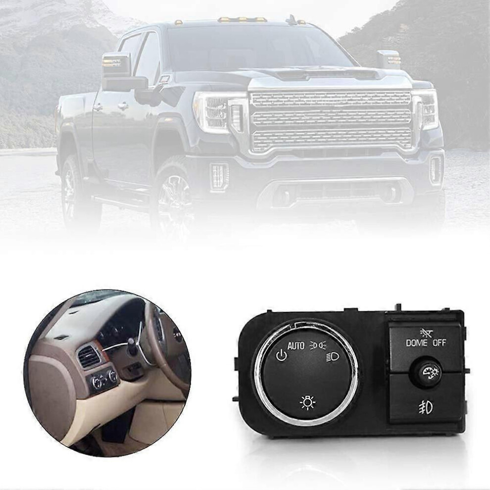 Headlight Fog Lamp Control Adjustment Switch Wiring Harness Kit 25858705 For Chevrolet Silverado Sierra 1500 2500 3500 9345346683892