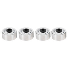 4 StüCke Tiefer Teller Wagon 1.9 Metall Beadlock Rad Naben Felge für 1/10 RC Crawler Axial SCX10 90046 TRX4 RC4WD D90,5