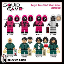 Squid Game Lego Minifigures Figures Toys Hero
