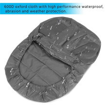 2X Universele Zithoes voor Zitmaaier voor Zitmaaier, Gewatteerd Comfort Pad, Opbergtas Medium (Grijs)