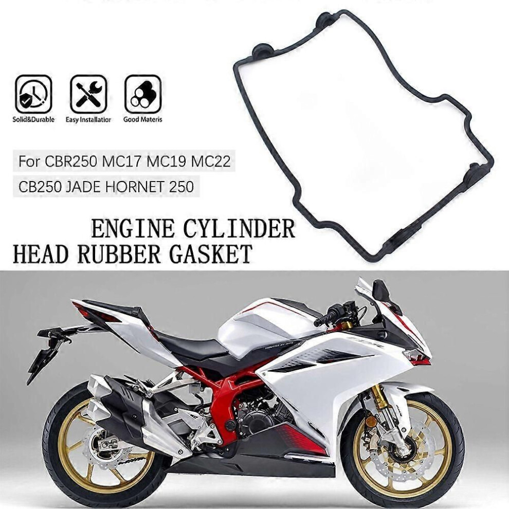 Motorcycle Engine Valve Cover Gasket Cylinder Head Cover Gasket For Honda Cbr250 Mc17 Mc19 Mc22 9345346659347