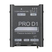 New PRO D1 Audio Isolator, Audio Current Eliminator, XLR 6.5 Isolator, Mixer Microphone Common Ground Filter