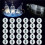 LED Coaster, 60 Pack Light  Coasters för Drycker, LED Coaster Lights Flasklampor för Spritflaskor, Klubb, Fest, Bröllop 2