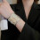 Elegant Ruffle Design Round Armband-silver Open your mouth 4
