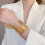 Elegant Ruffle Design Round Armband-silver Open your mouth 6