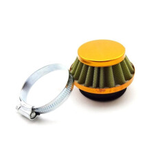 3st 42MM Luchtfilter voor 47CC 49CC Super Pocket Bike Upgrade Kit Dirt Bike Atv Quad Aluminium Luchtfilter Goud