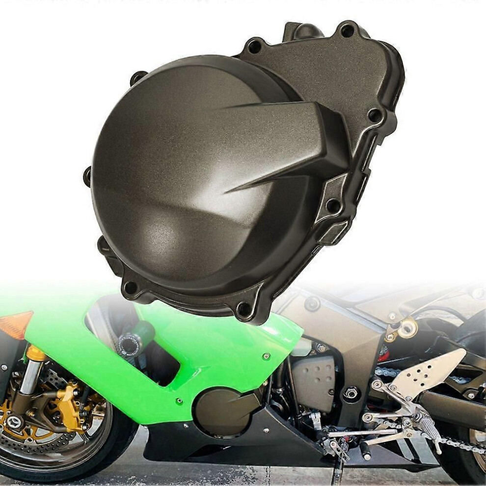 Engine Stator Cover Crankcase Left Side Aluminum For Kawasaki Ninja Zx6r Zx636 Zx 6R 636 2005-2006 9345346674135