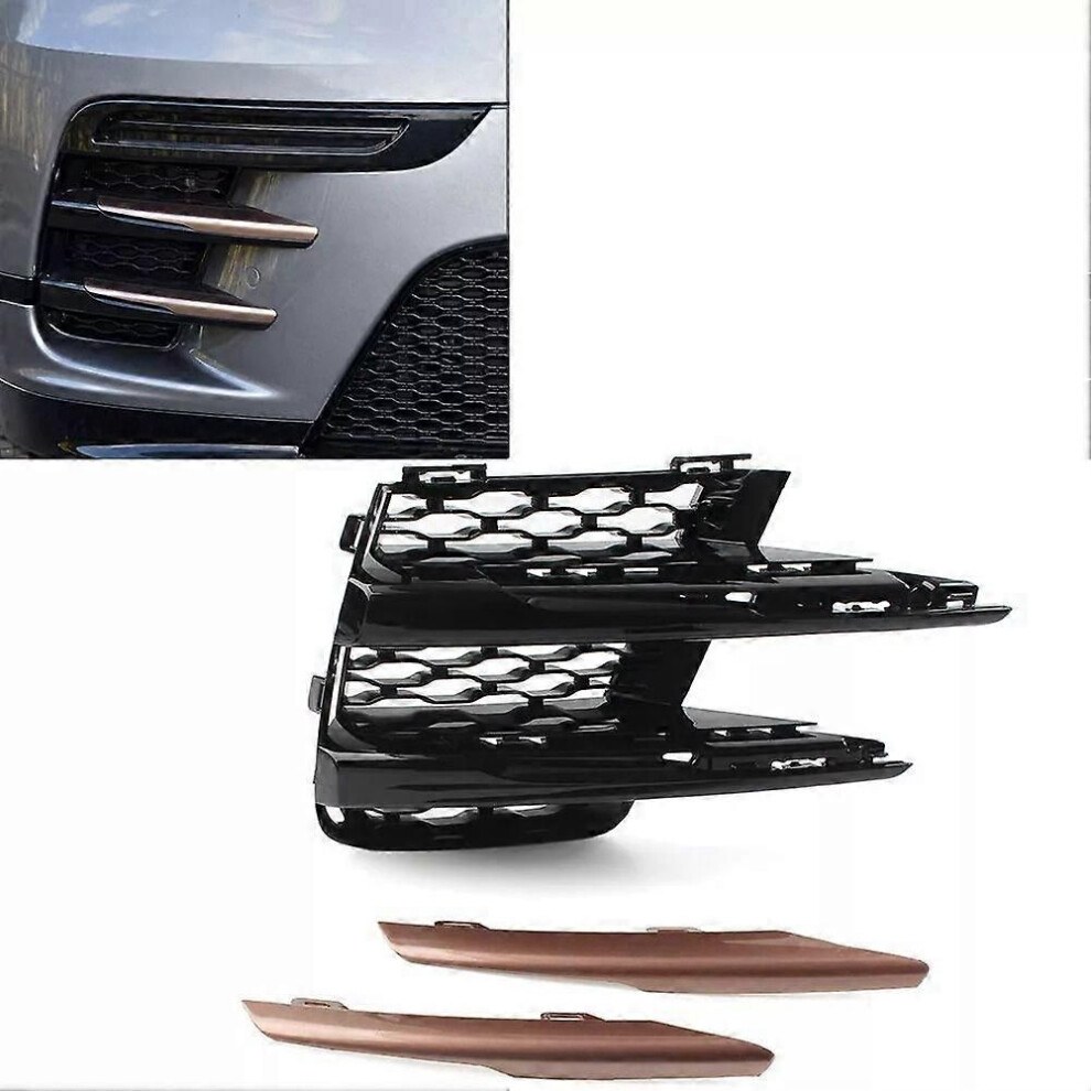 For Land Rover Range Rover Velar 2017-2023 Front Fog Lamp Bumper Cover Fog Grill Lr093471 Left Light 9345346667915