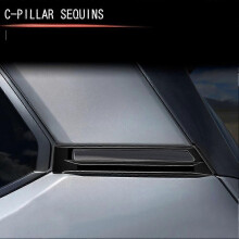 Car Rear Window C Pillar Trim Cover for Subaru Forester 2025 Door Outer Pillar Garnish Trim Panel Black