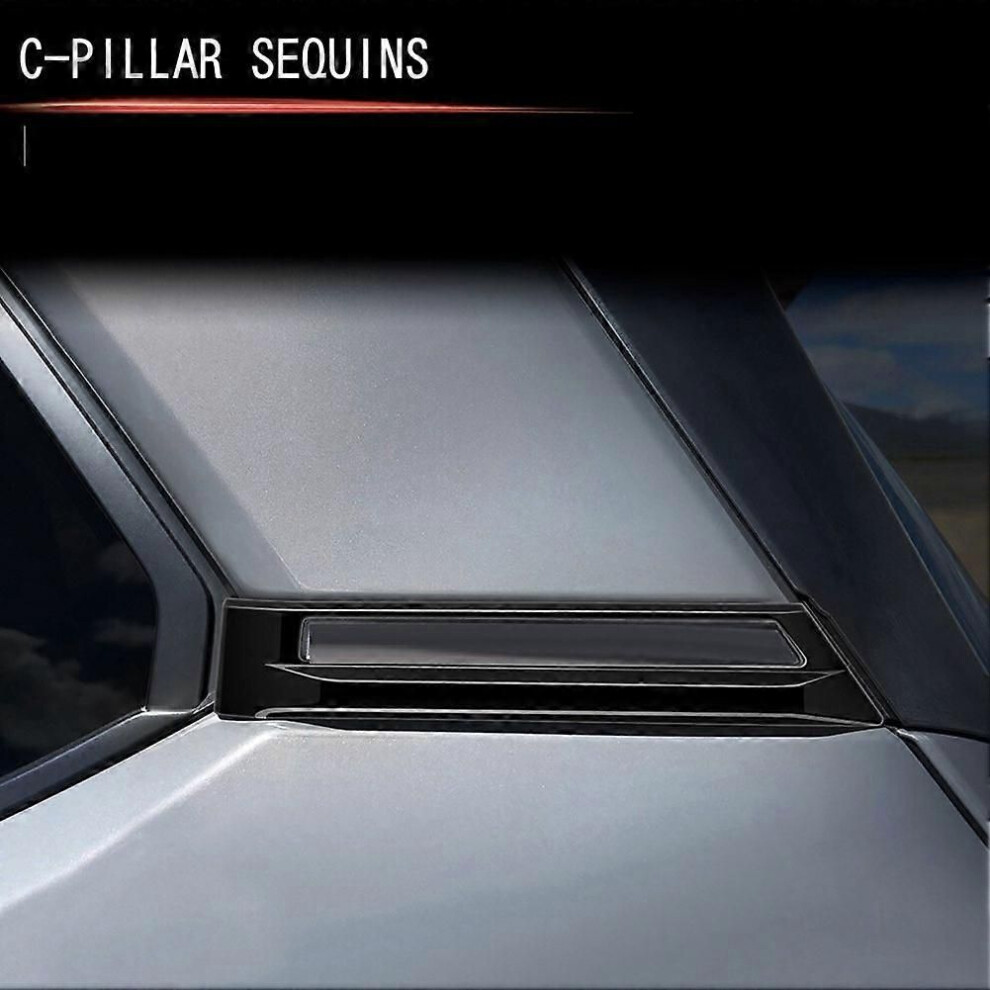Car Rear Window C Pillar Trim Cover For Subaru Forester 2025 Door Outer Pillar Garnish Trim Panel Black 9345346675453