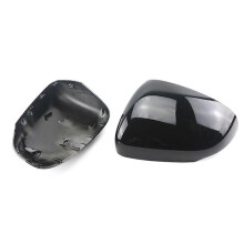 For Mercedes-Benz CLA W177 W178 2019-2020 Black Car Rear View Door Wing Side Mirror Cover Caps Mirror Shell