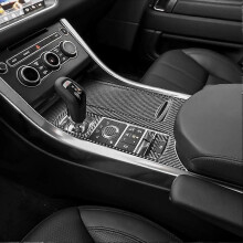 Carbon Fiber Center Console Gear Shift Panel Cover Trim for Land Range Rover Sport 2014-2022 Interior Accessories