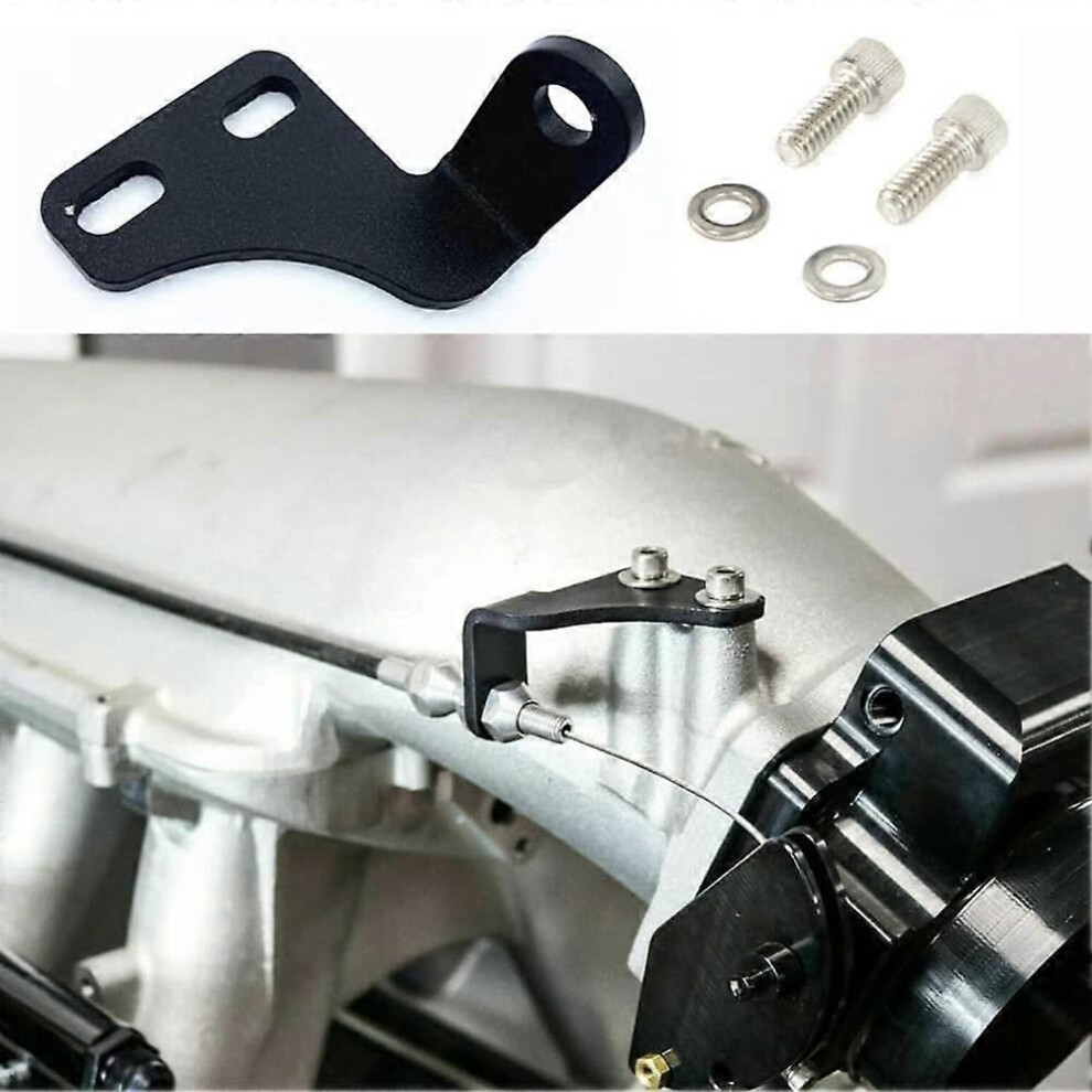 Adjustable Throttle Cable Bracket Compatible With For Holley Hi-Ram Throttle Cable Bracket Fits 36Inch Throttle Cable 9345346648242
