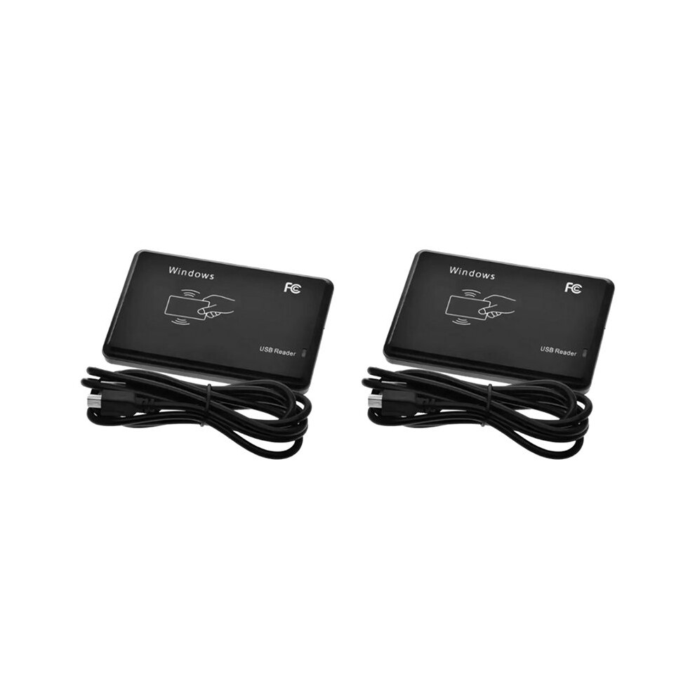 2X Usb Rfid Reader 125Khz Em4100 Id Contactless Sensitivity Card Reader Tk4100 Support Window System Rfid Reader 6031762613164