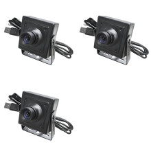 3X USB-Kameramodul 720P 30 Ramar Industriell Kamera Ansiktsigenkänning Bildinsamling Drivrutinsfri Kamera för Android Linux
