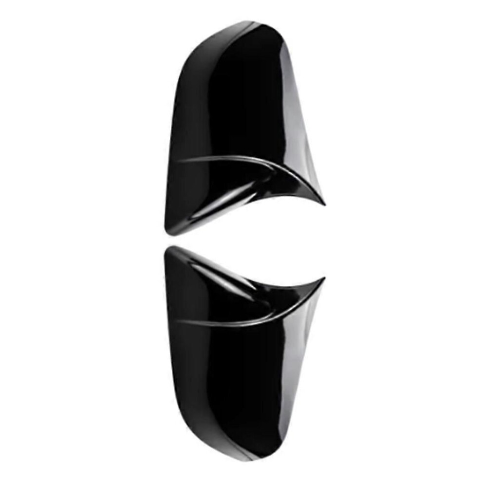 Car Rearview Cover Protective Trim Exterior Door Cover Side Wing Mirror Cap For Tesla Model 3 2016 -2024 Glossy Black 9345346650344