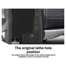 4Pcs Car Mudguards Wheel Mud Fender with Screws for Mercedes Benz V-Class V300L 2024-