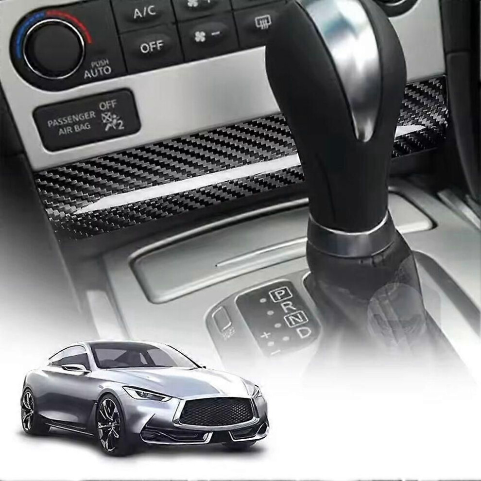 Carbon Fiber Trim Underneath The Airconditioning Panel For Infiniti G25 G37 2010-2013 Car Interior Accessories 9345346650566