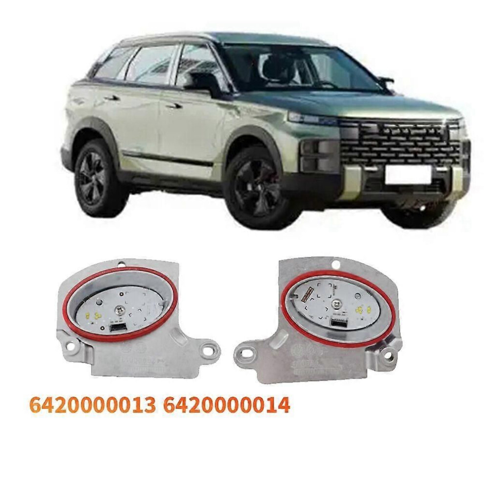 1Pair Front Head Led Moudle 6420000013 6420000014 For Ford Explorer 2022-2024 Led Angel Eye Chip Source Light 9345346671721