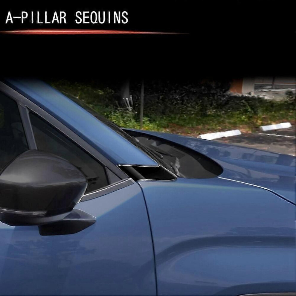 Car A Pillar Trim Cover Door Outer Pillar Garnish Trim Panel For Subaru Forester 2025 Car Trim Accessories Bright Black 9345346672018